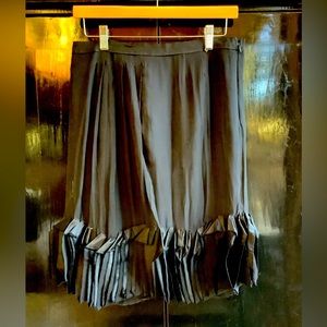 CHLOE Black Silk Skirt